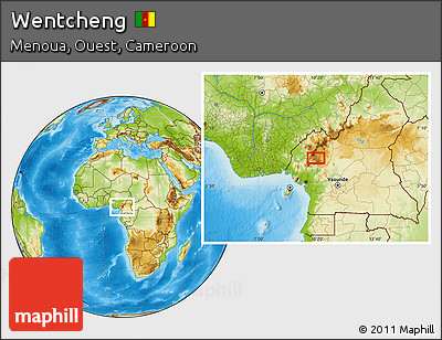 Physical Location Map of Wentcheng