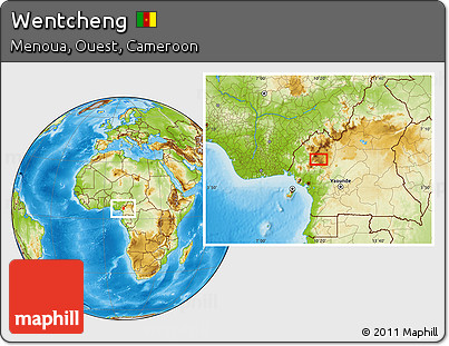 Physical Location Map of Wentcheng