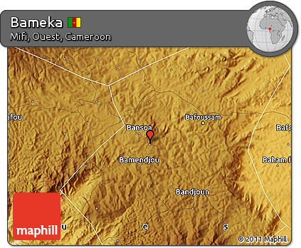 Physical Map of Bameka