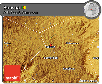 Physical Map of Bansoa