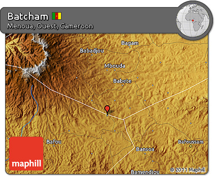 Physical Map of Batcham