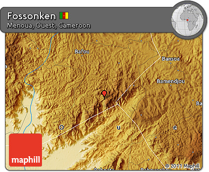 Physical Map of Fossonken