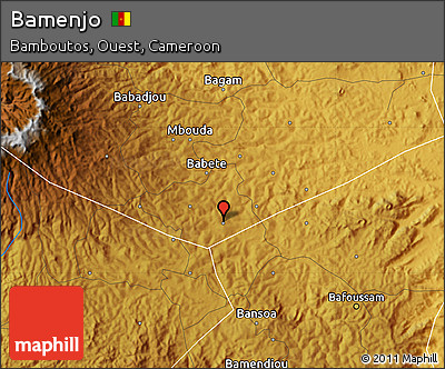 Physical Map of Bamenjo
