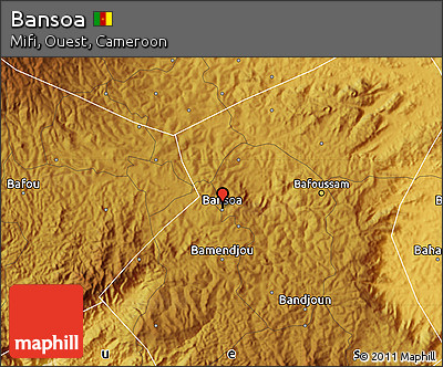 Physical Map of Bansoa