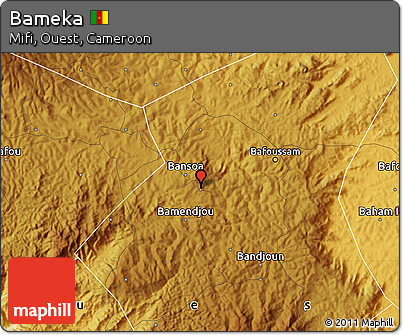 Physical Map of Bameka