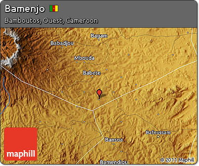 Physical Map of Bamenjo