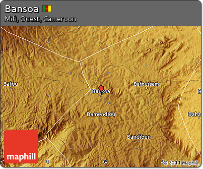 Physical Map of Bansoa