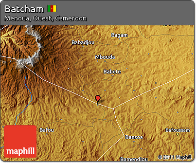 Physical Map of Batcham