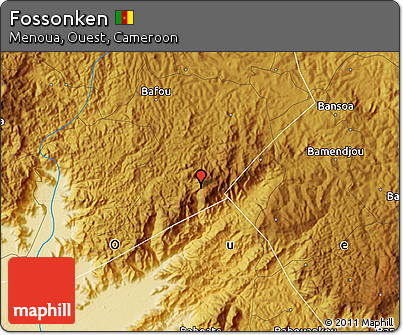 Physical Map of Fossonken