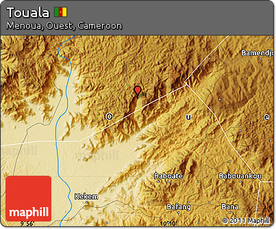 Physical Map of Touala