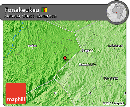 Political Map of Fonakeukeu