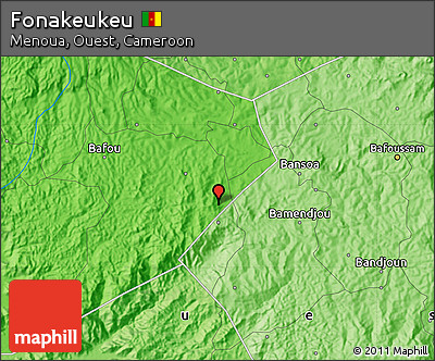Political Map of Fonakeukeu
