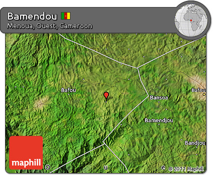 Satellite Map of Bamendou
