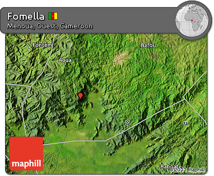 Satellite Map of Fomella