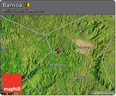 Satellite Map of Bansoa