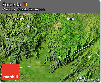 Satellite Map of Fomella
