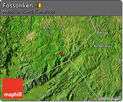 Satellite Map of Fossonken