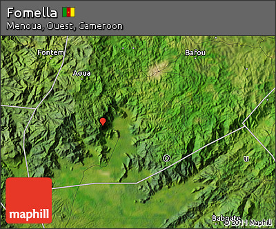Satellite Map of Fomella