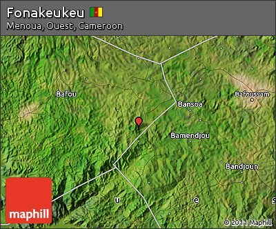 Satellite Map of Fonakeukeu