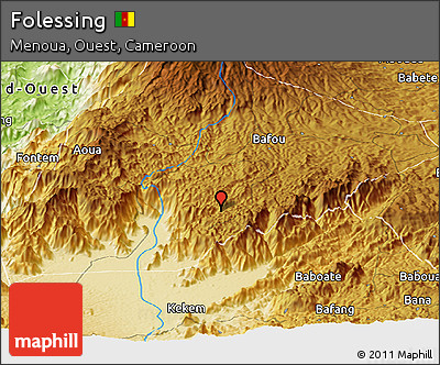 Physical Panoramic Map of Folessing