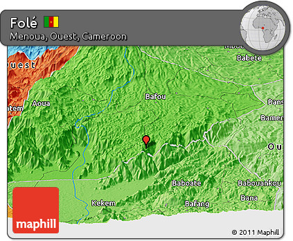 Political Panoramic Map of Folé