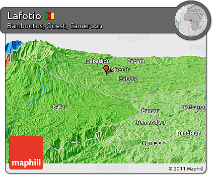 Political Panoramic Map of Lafotio