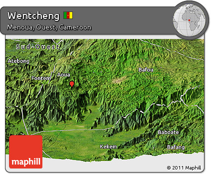Satellite Panoramic Map of Wentcheng