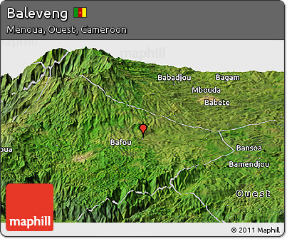 Satellite Panoramic Map of Baleveng