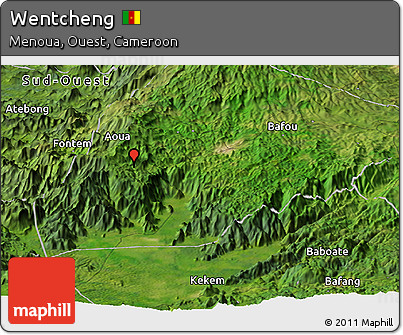 Satellite Panoramic Map of Wentcheng