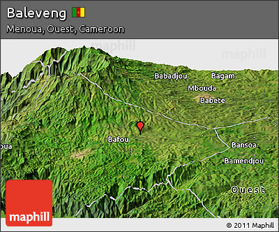 Satellite Panoramic Map of Baleveng