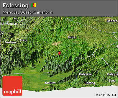 Satellite Panoramic Map of Folessing