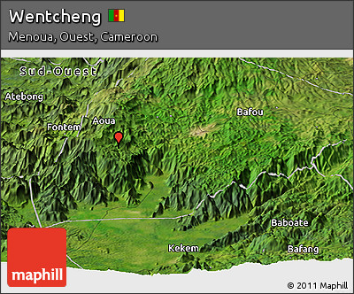 Satellite Panoramic Map of Wentcheng