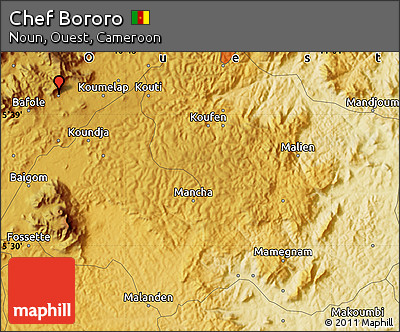 Physical Map of Chef Bororo