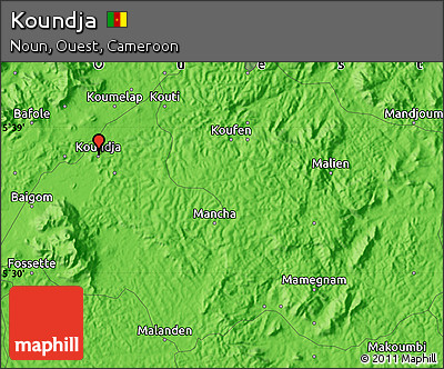 Political Map of Koundja