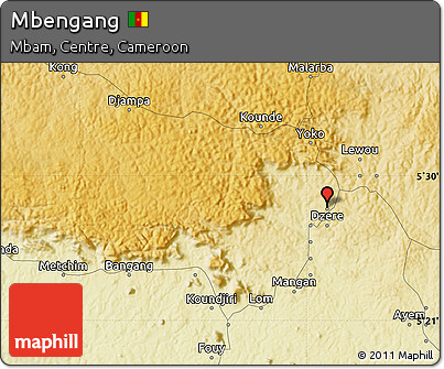 Physical Map of Mbengang