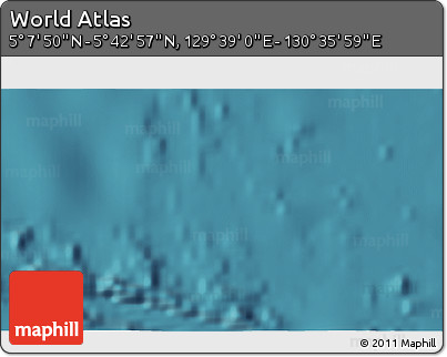 Satellite 3D Map of the Area around 5° 25' 24" N, 130° 7' 30" E