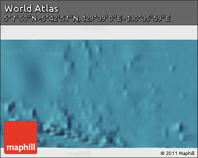 Satellite 3D Map of the Area around 5° 25' 24" N, 130° 7' 30" E