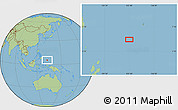 Savanna Style Location Map of the area around 5° 25' 24" N, 132° 40' 30" E