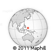 Outline Map of the Area around 5° 25' 24" N, 132° 40' 30" E, rectangular outline