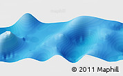 Political Panoramic Map of the area around 5° 25' 24" N, 132° 40' 30" E