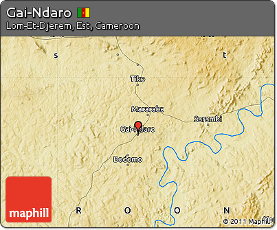 Physical Map of Gai-Ndaro