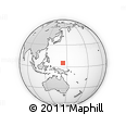 Outline Map of the Area around 5° 25' 24" N, 144° 34' 29" E, rectangular outline