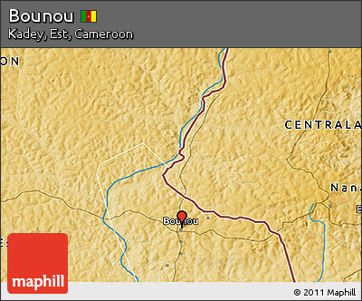 Physical 3D Map of Bounou