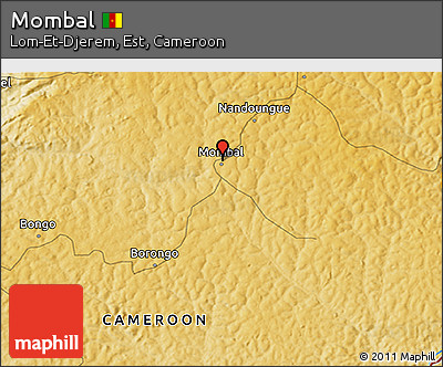 Physical 3D Map of Mombal