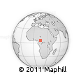 Outline Map of Dombia, rectangular outline