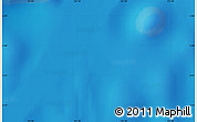 Physical Map of the area around 5° 25' 24" N, 151° 22' 30" E
