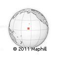 Outline Map of the Area around 5° 25' 24" N, 158° 1' 30" W, rectangular outline