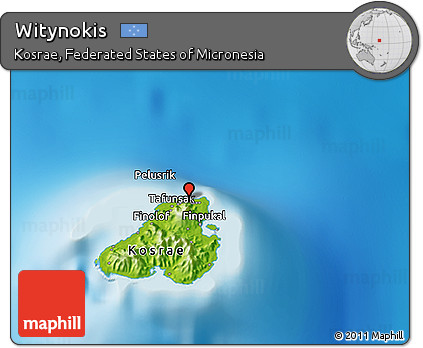 Physical 3D Map of Witynokis