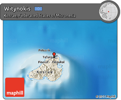 Shaded Relief 3D Map of Witynokis