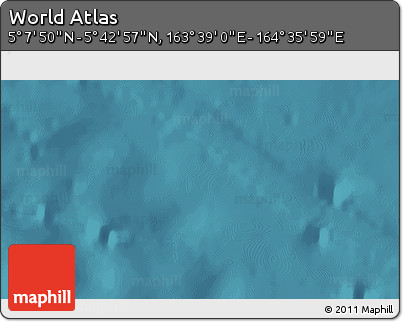 Satellite 3D Map of the Area around 5° 25' 24" N, 164° 7' 30" E